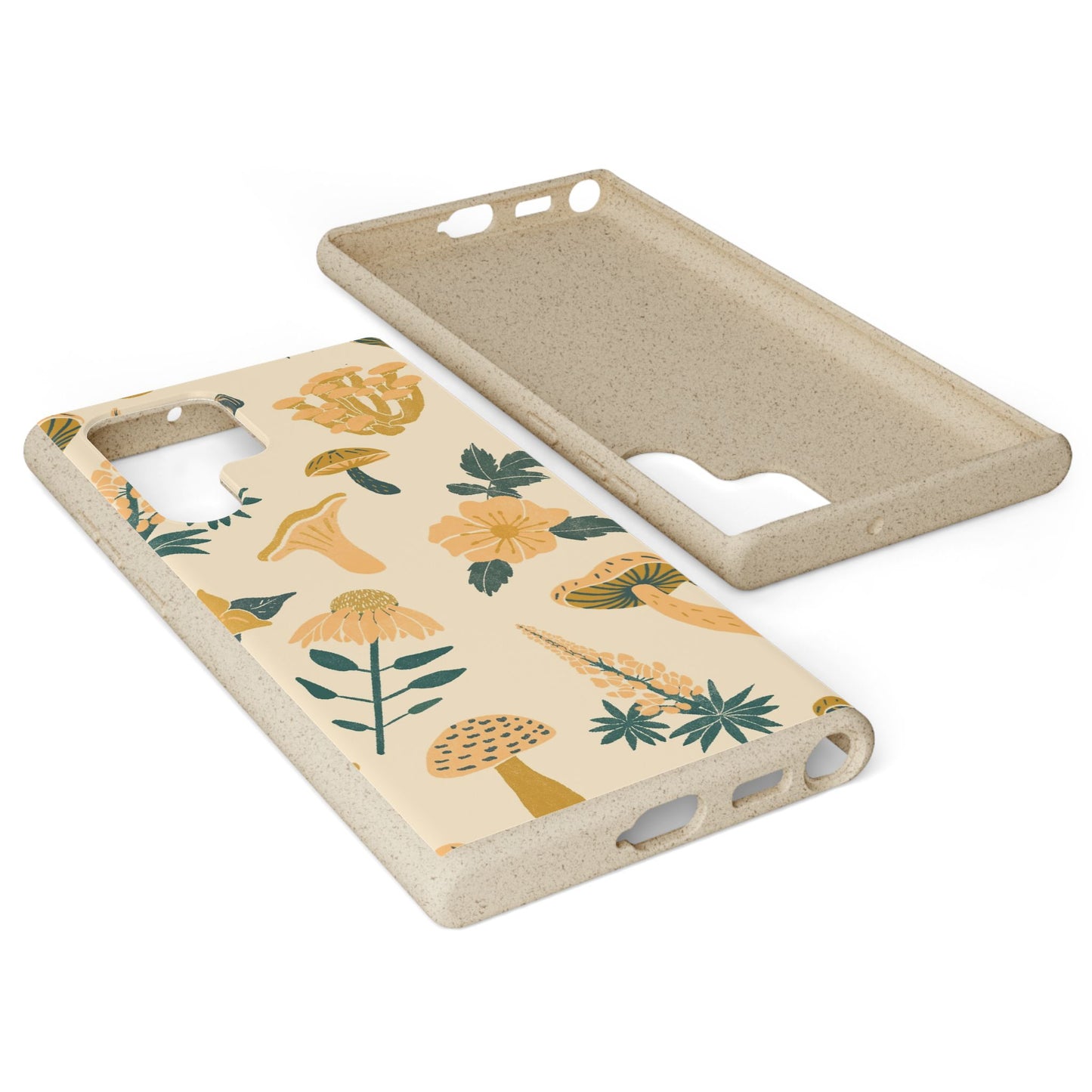 Eco-Friendly Mushroom Floral Phone Case - Forestcore