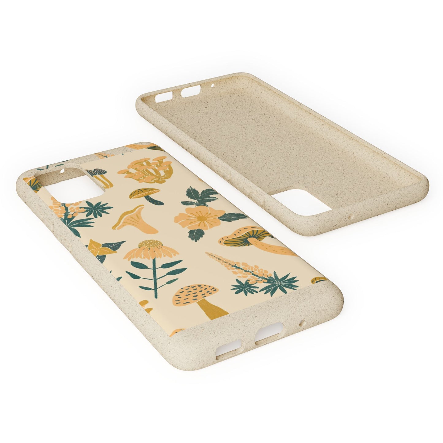 Eco-Friendly Mushroom Floral Phone Case - Forestcore