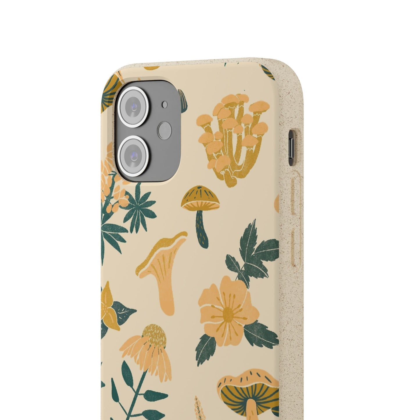 Eco-Friendly Mushroom Floral Phone Case - Forestcore