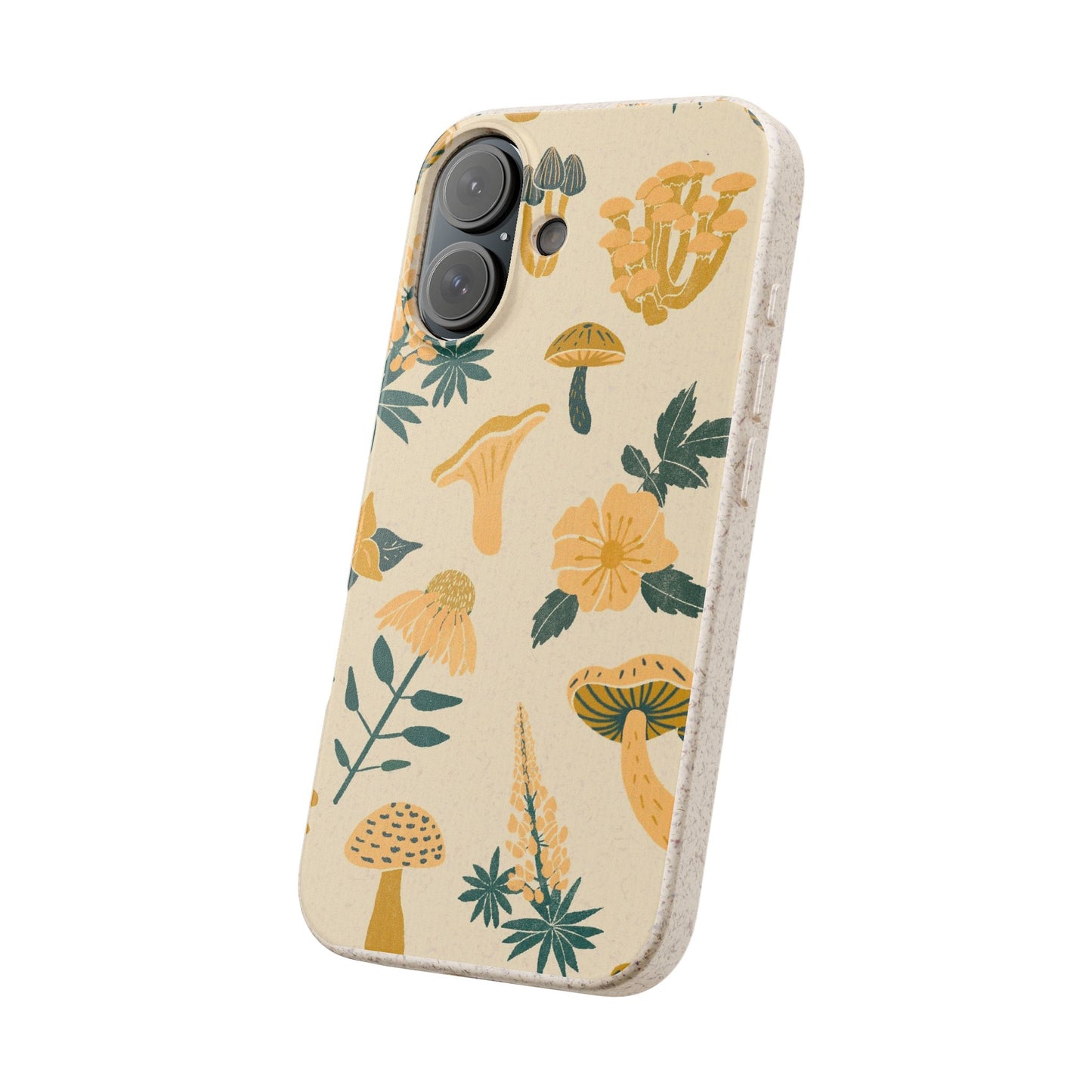 Eco-Friendly Mushroom Floral Phone Case - Forestcore
