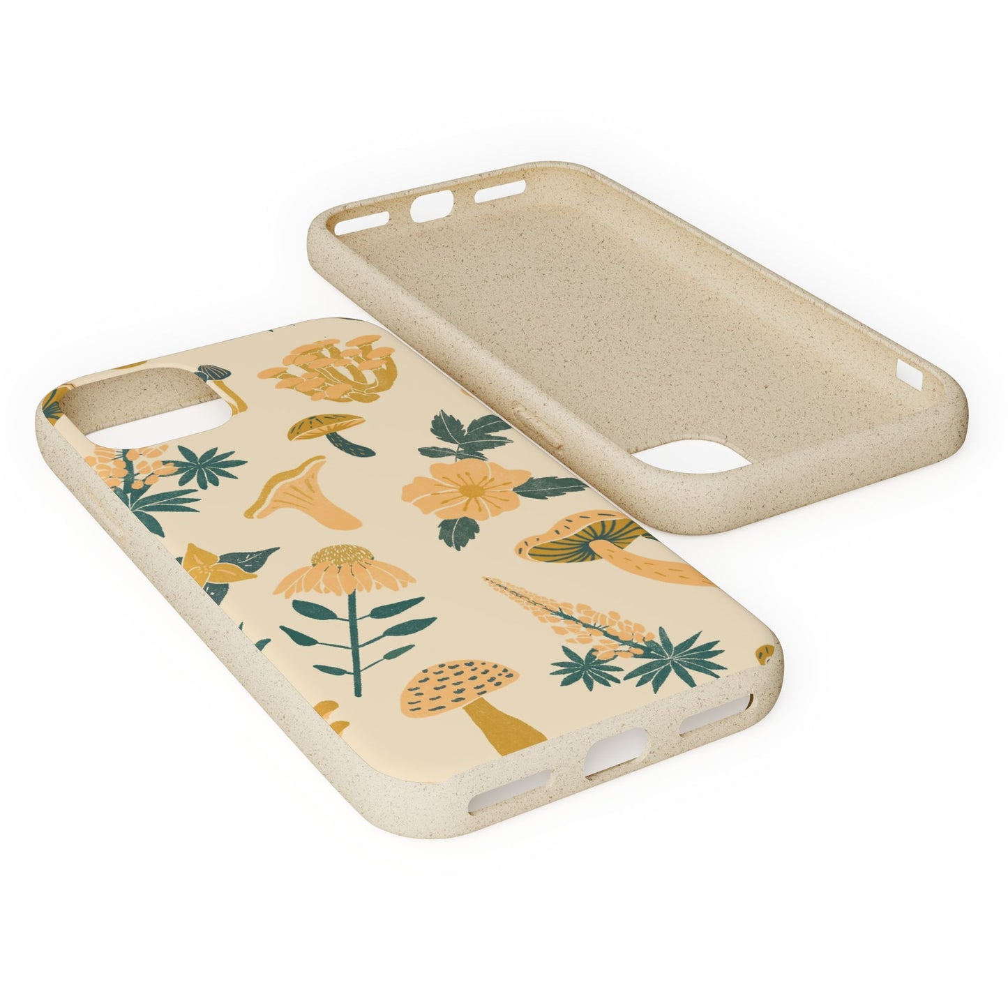 Eco-Friendly Mushroom Floral Phone Case - Forestcore