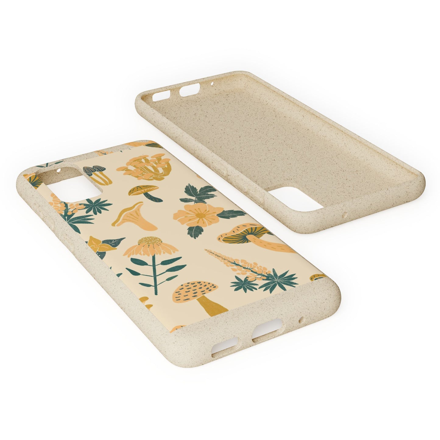 Eco-Friendly Mushroom Floral Phone Case - Forestcore