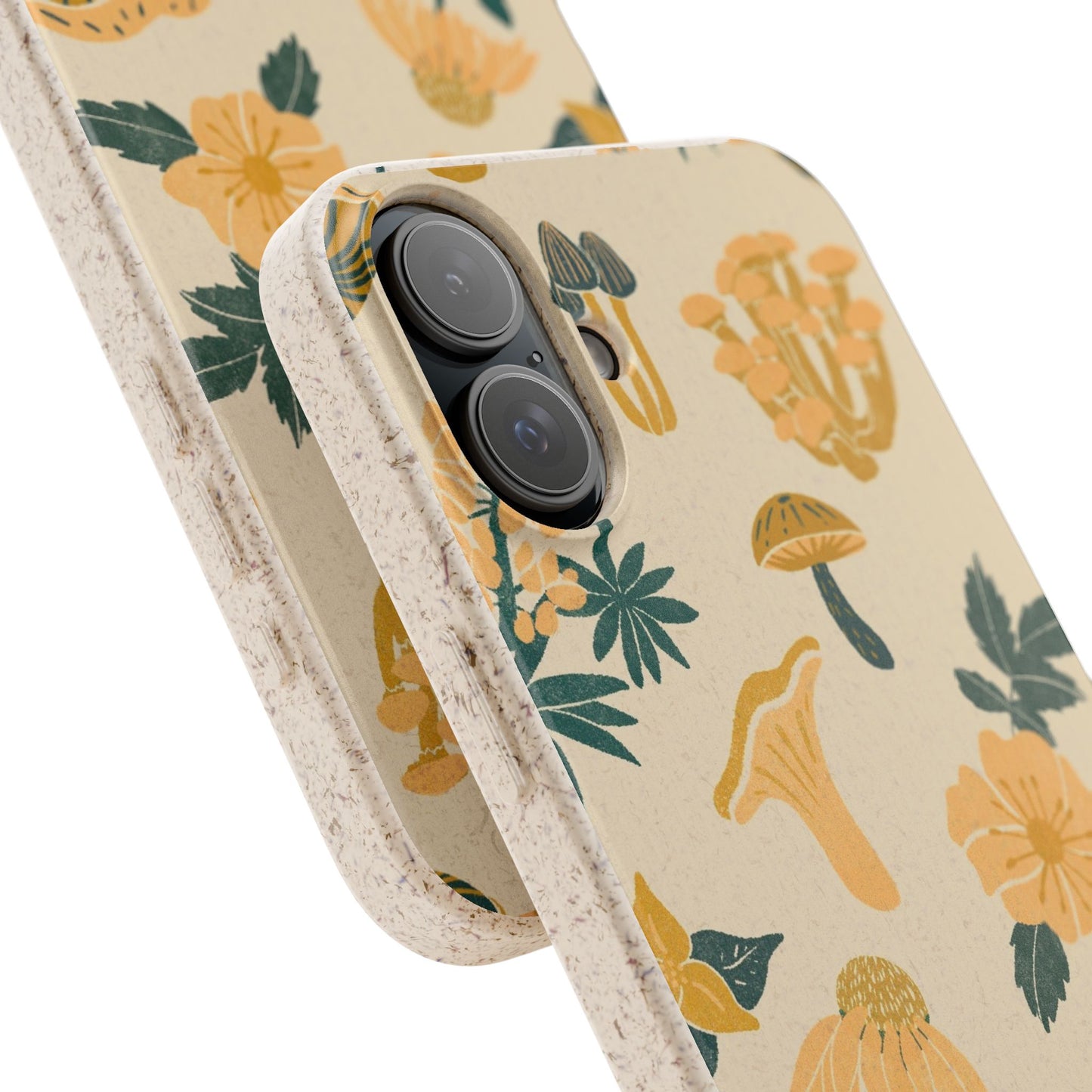 Eco-Friendly Mushroom Floral Phone Case - Forestcore
