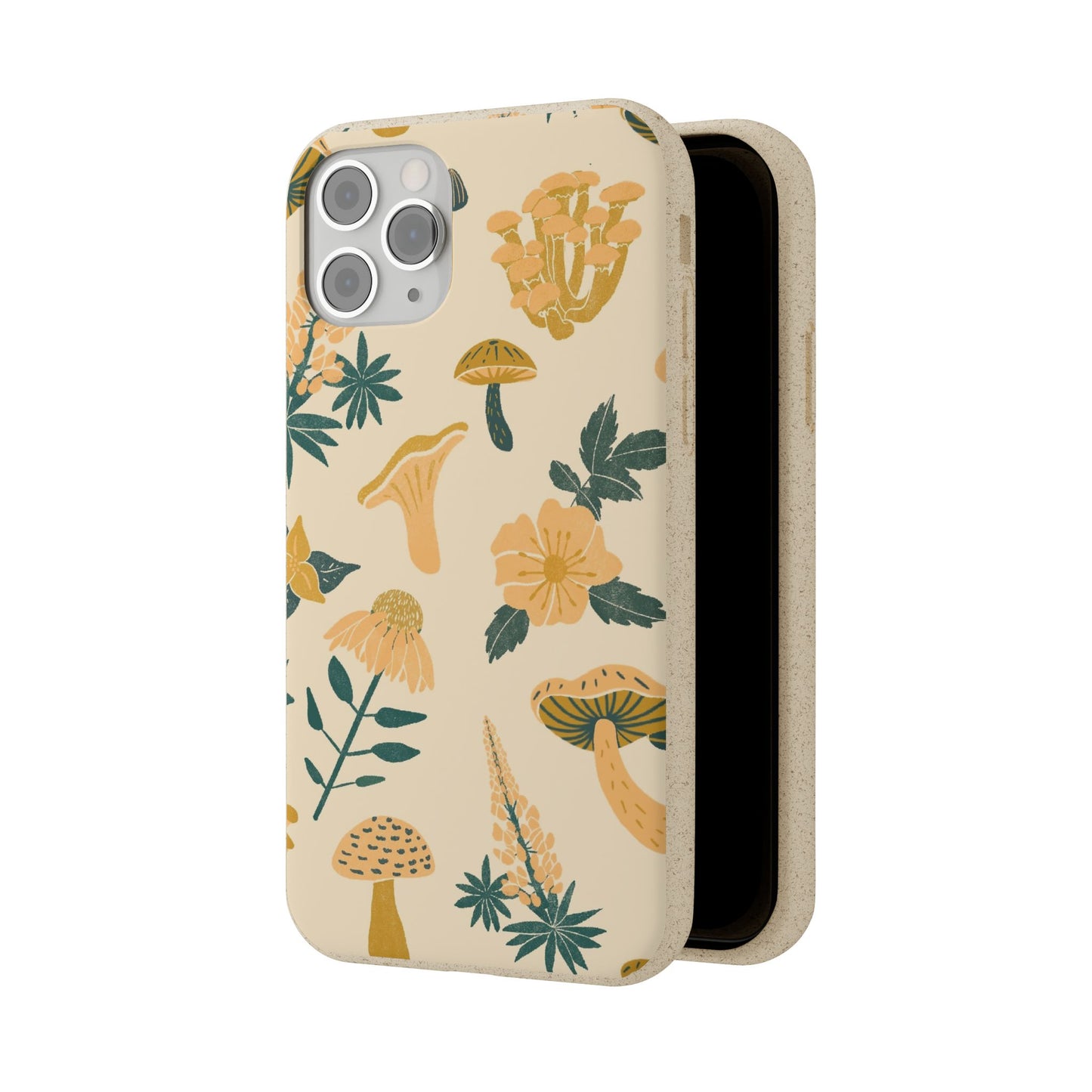 Eco-Friendly Mushroom Floral Phone Case - Forestcore