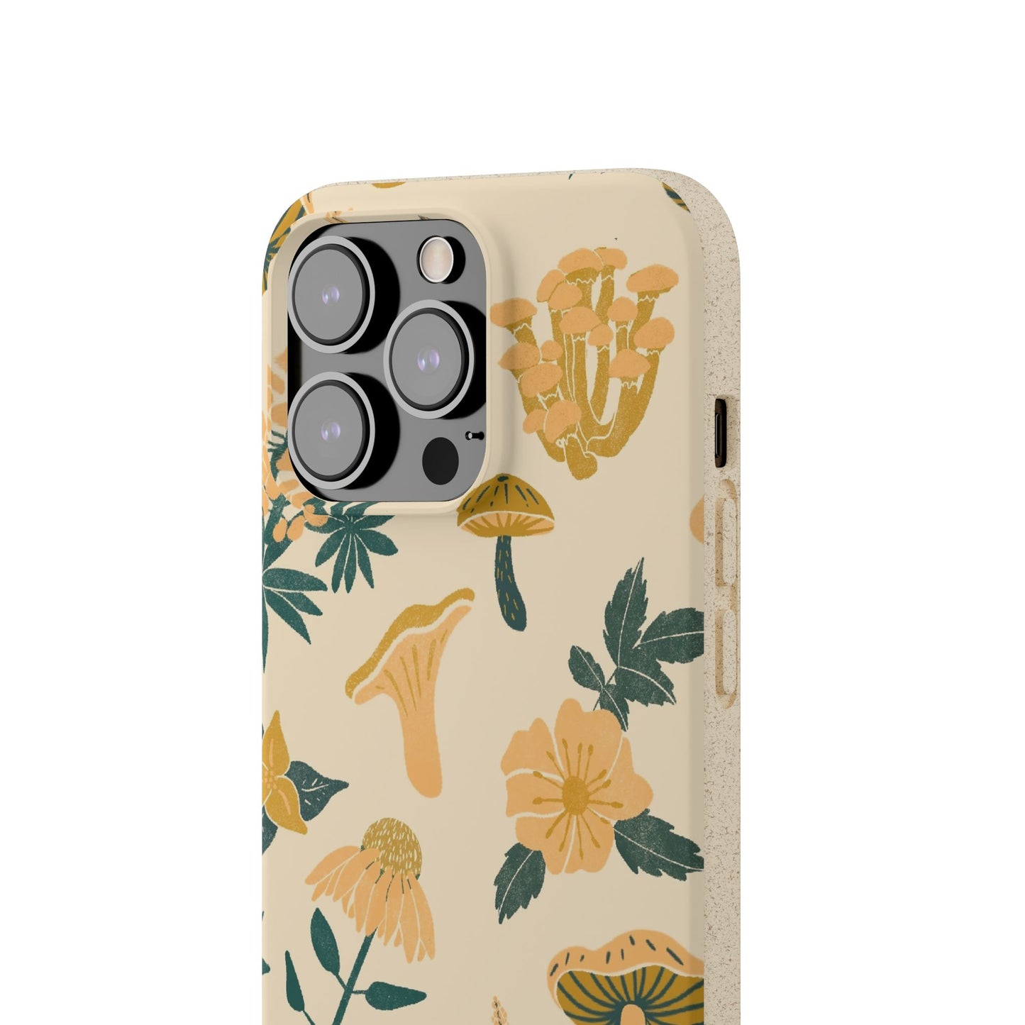 Eco-Friendly Mushroom Floral Phone Case - Forestcore
