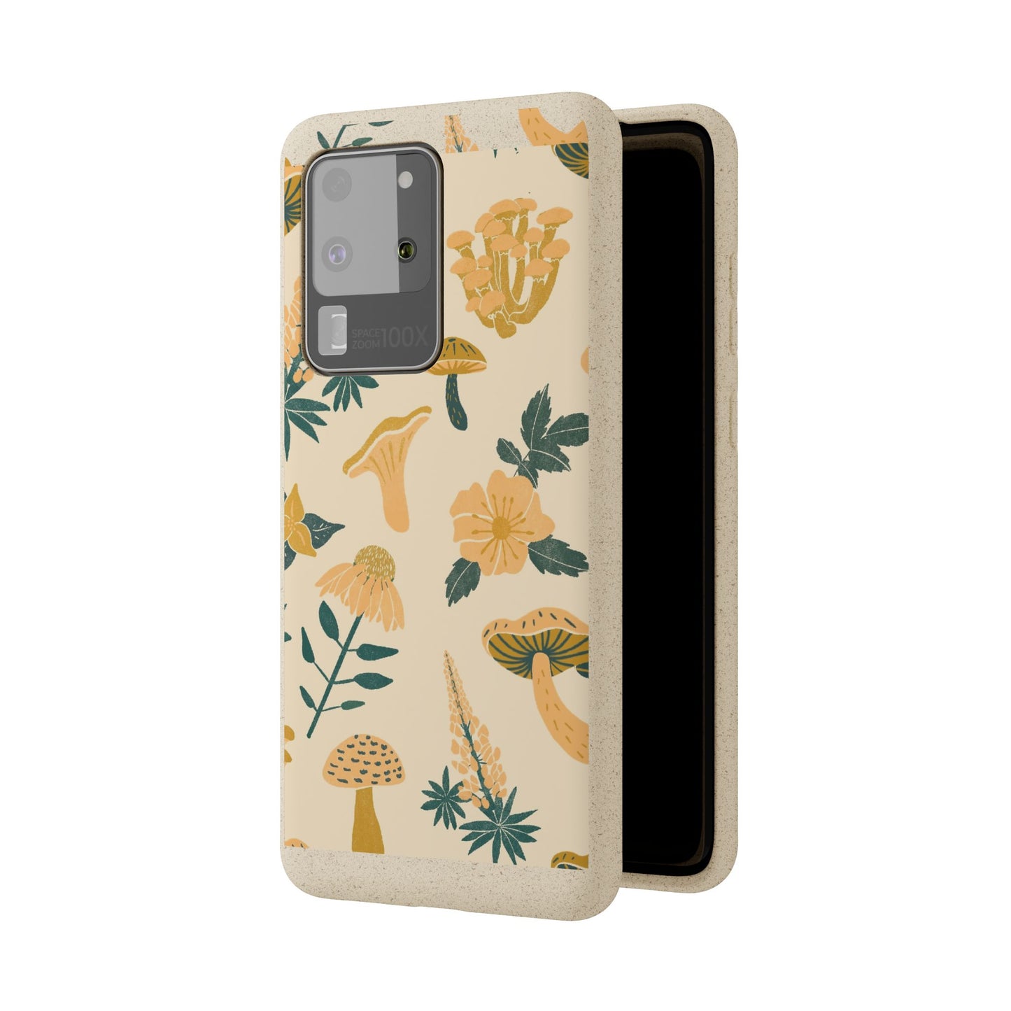 Eco-Friendly Mushroom Floral Phone Case - Forestcore