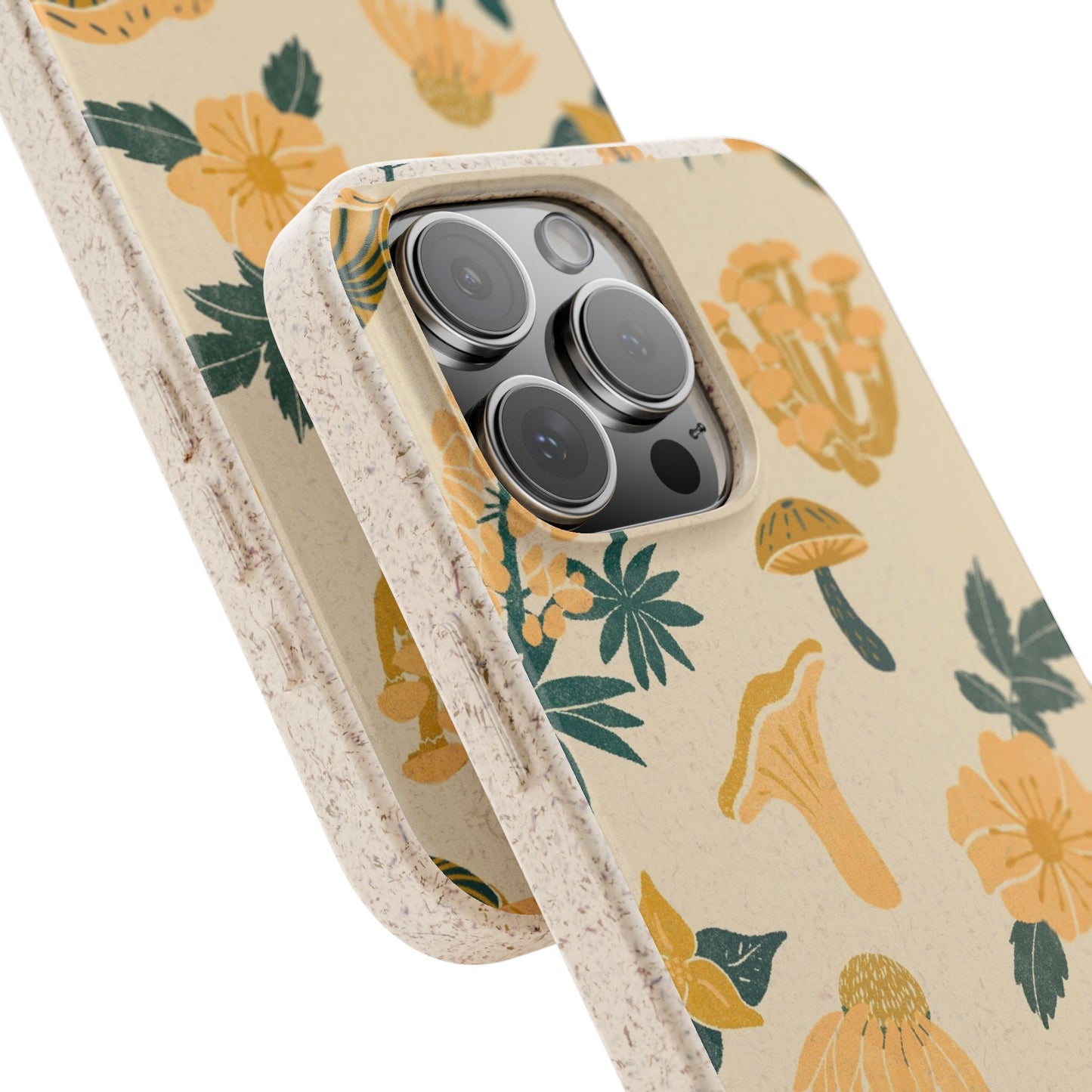 Eco-Friendly Mushroom Floral Phone Case - Forestcore