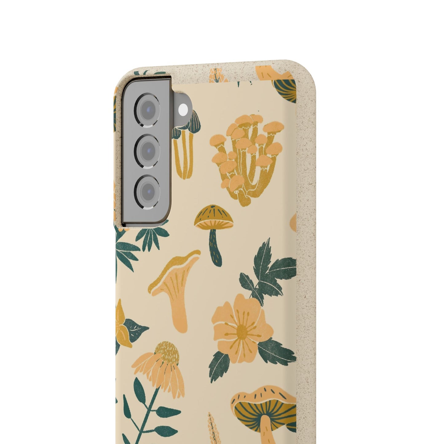 Eco-Friendly Mushroom Floral Phone Case - Forestcore