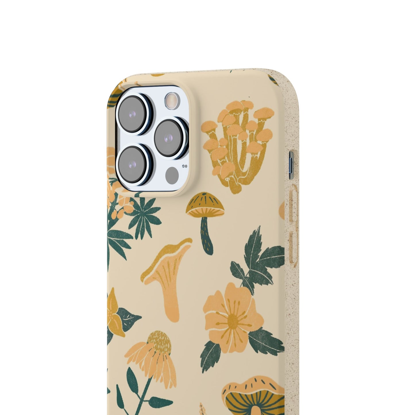 Eco-Friendly Mushroom Floral Phone Case - Forestcore