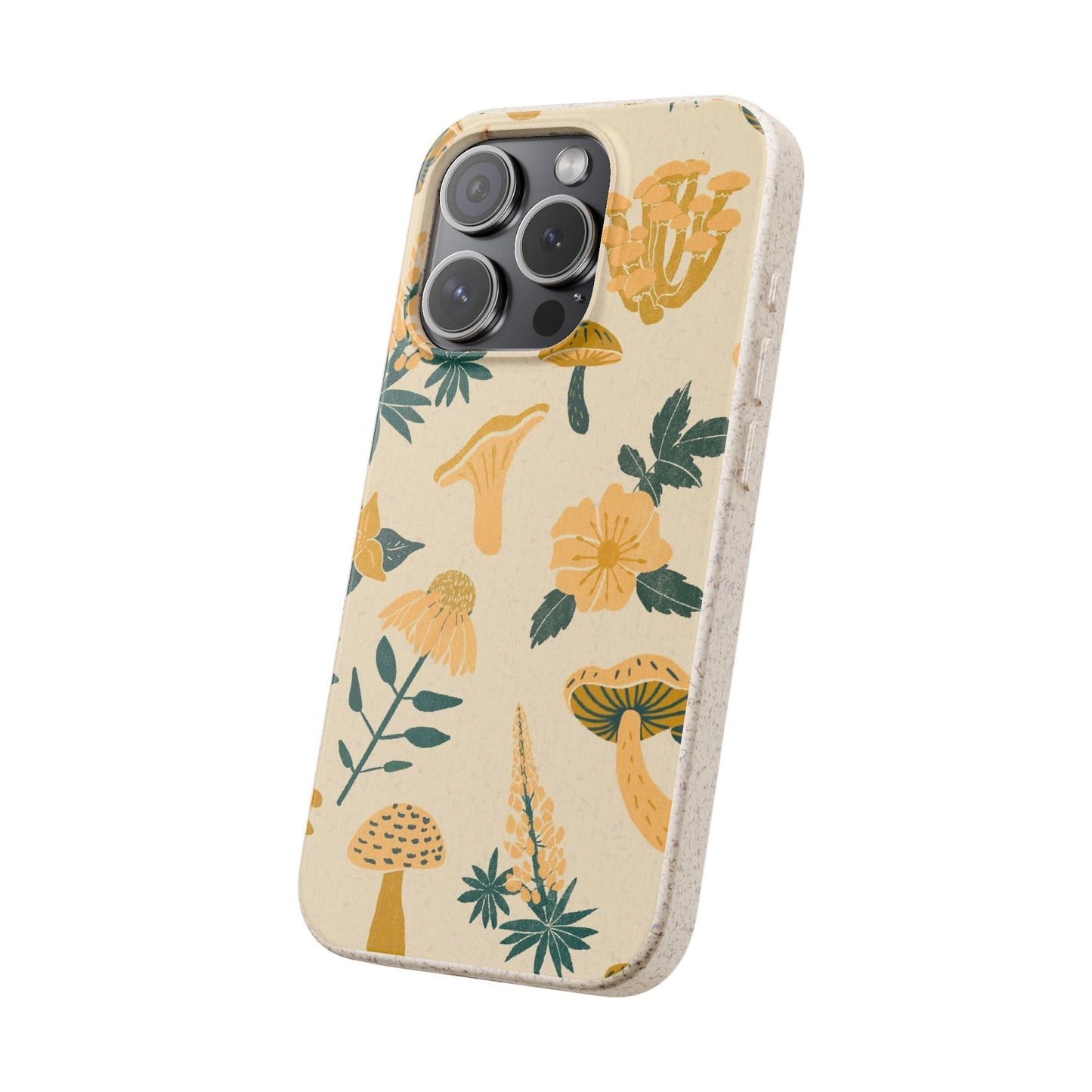 Eco-Friendly Mushroom Floral Phone Case - Forestcore