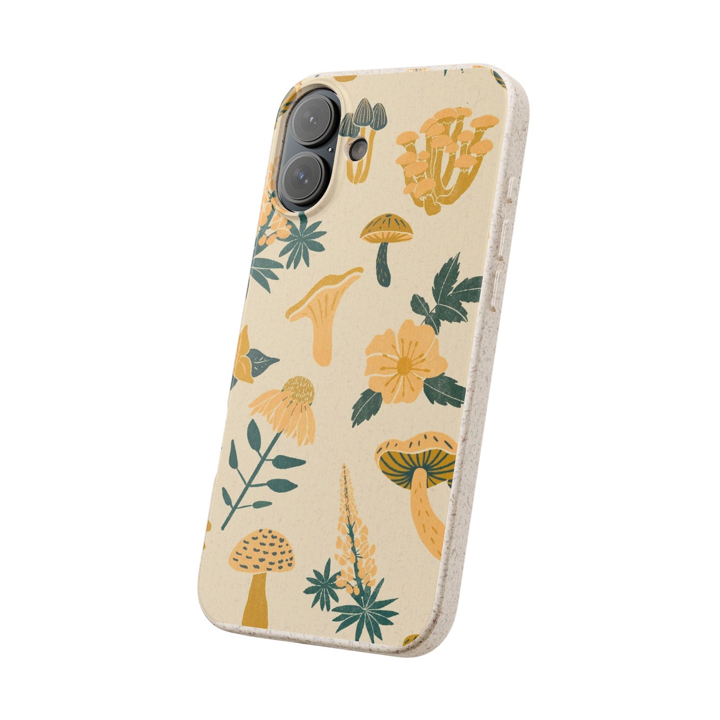 Eco-Friendly Mushroom Floral Phone Case - Forestcore