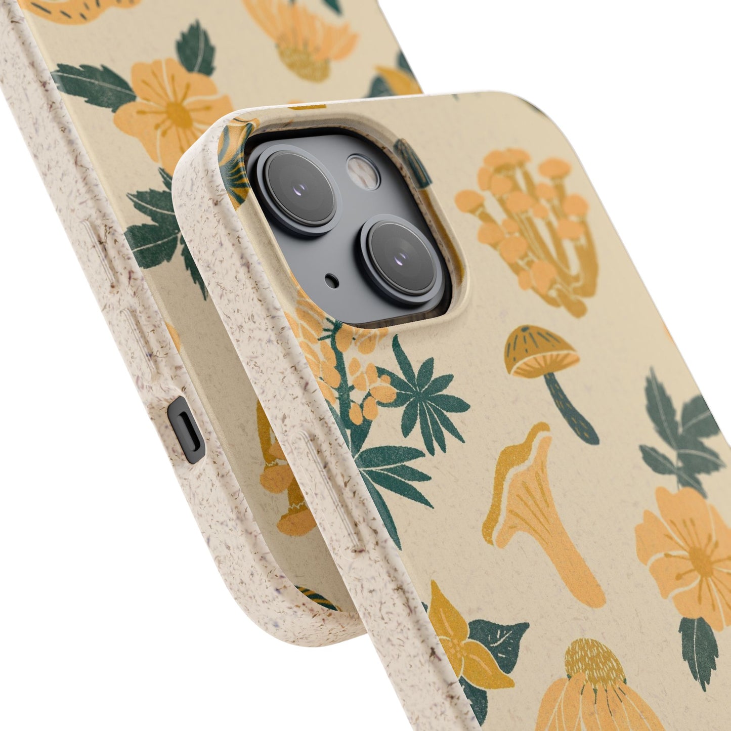 Eco-Friendly Mushroom Floral Phone Case - Forestcore