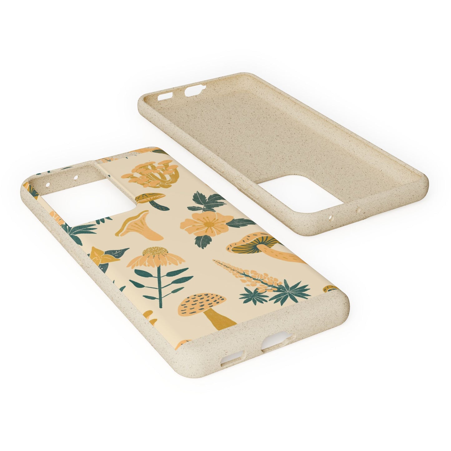 Eco-Friendly Mushroom Floral Phone Case - Forestcore