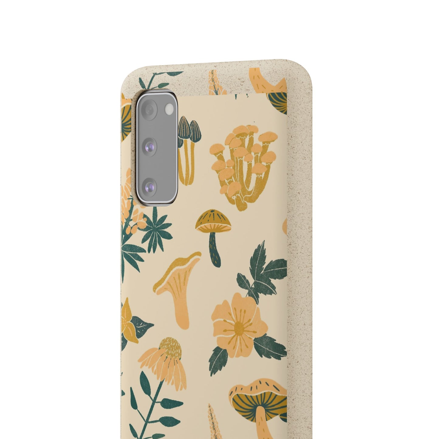 Eco-Friendly Mushroom Floral Phone Case - Forestcore