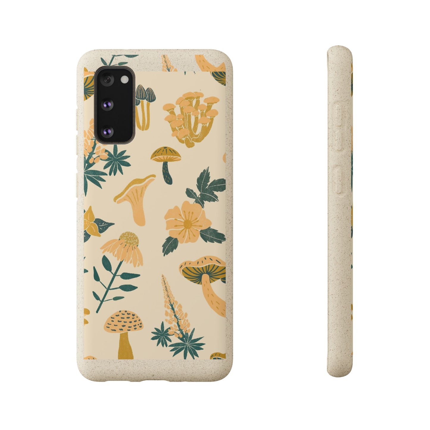 Eco-Friendly Mushroom Floral Phone Case - Forestcore