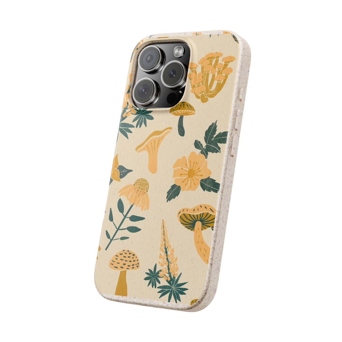 Eco-Friendly Mushroom Floral Phone Case - Forestcore
