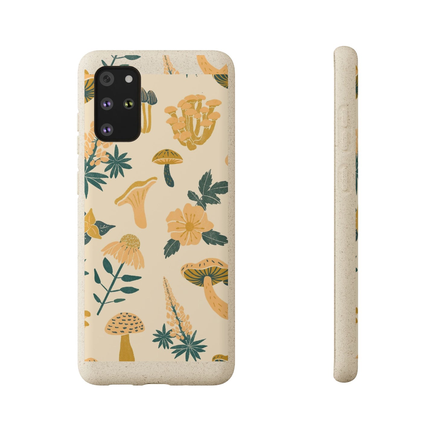 Eco-Friendly Mushroom Floral Phone Case - Forestcore