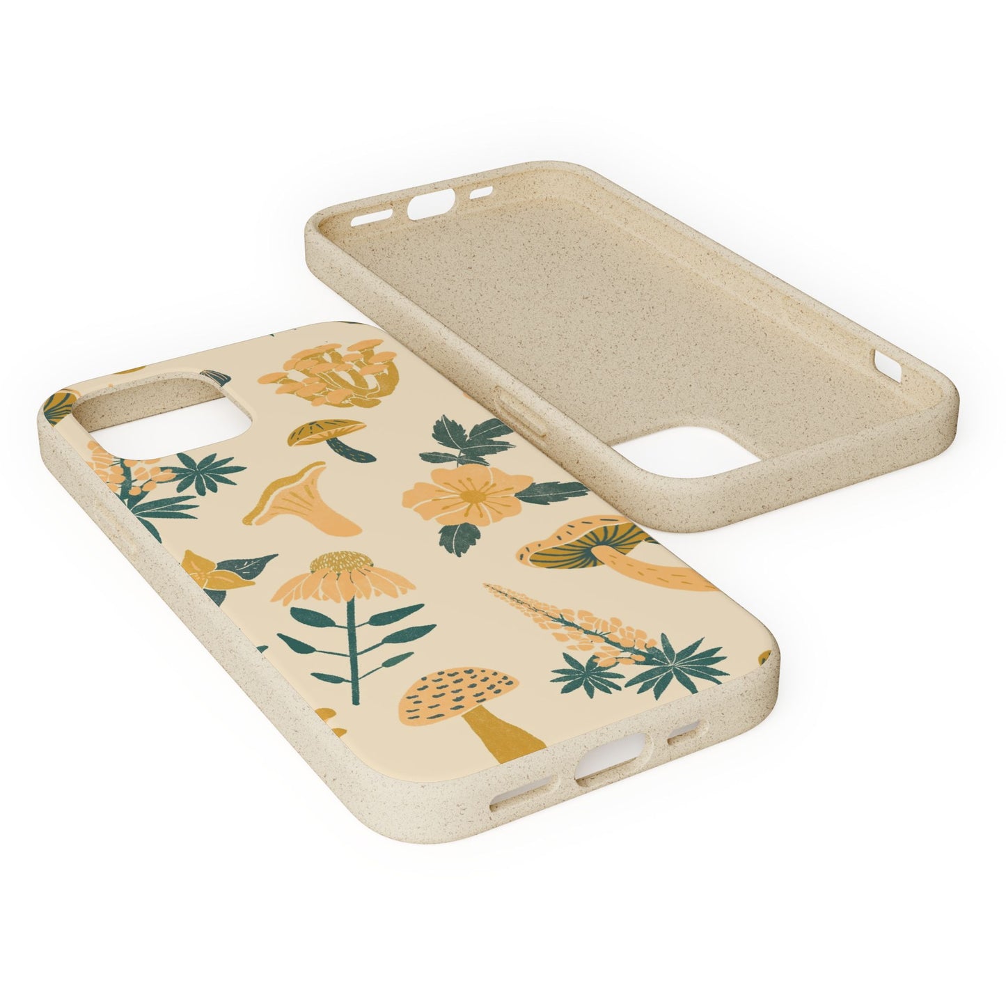 Eco-Friendly Mushroom Floral Phone Case - Forestcore