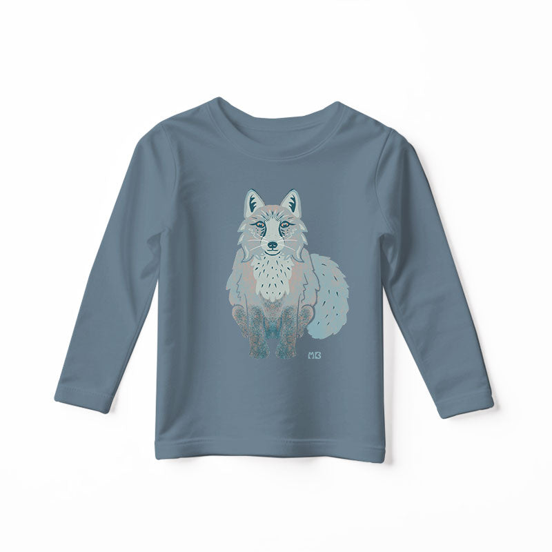 Kids Organic Fox Long-sleeved Tee