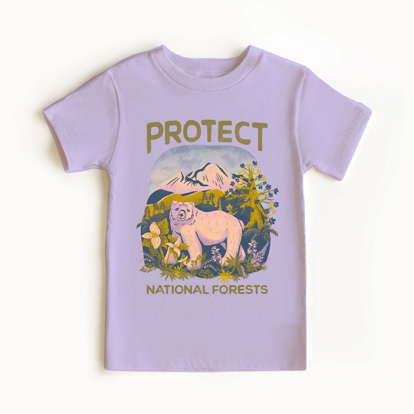 Kid's Organic Tee - Protect National Forests