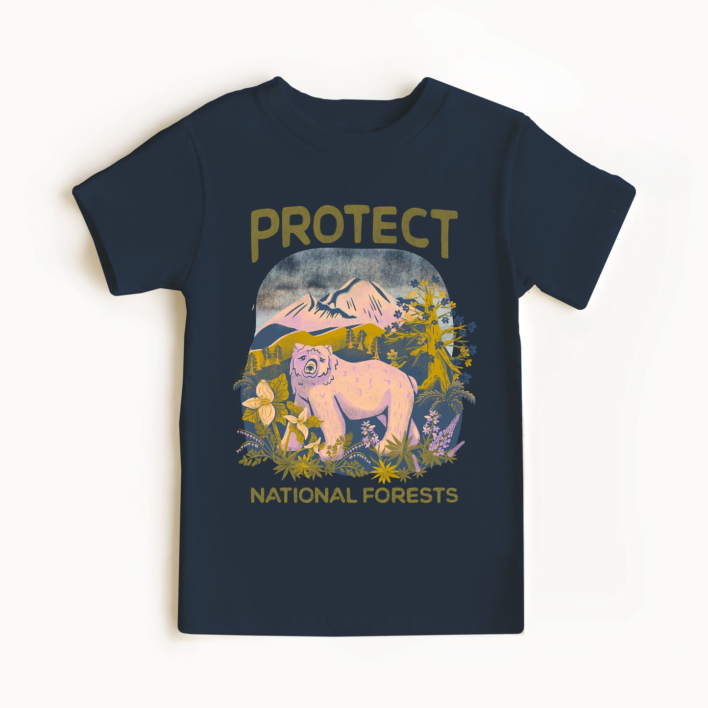 Kid's Organic Tee - Protect National Forests