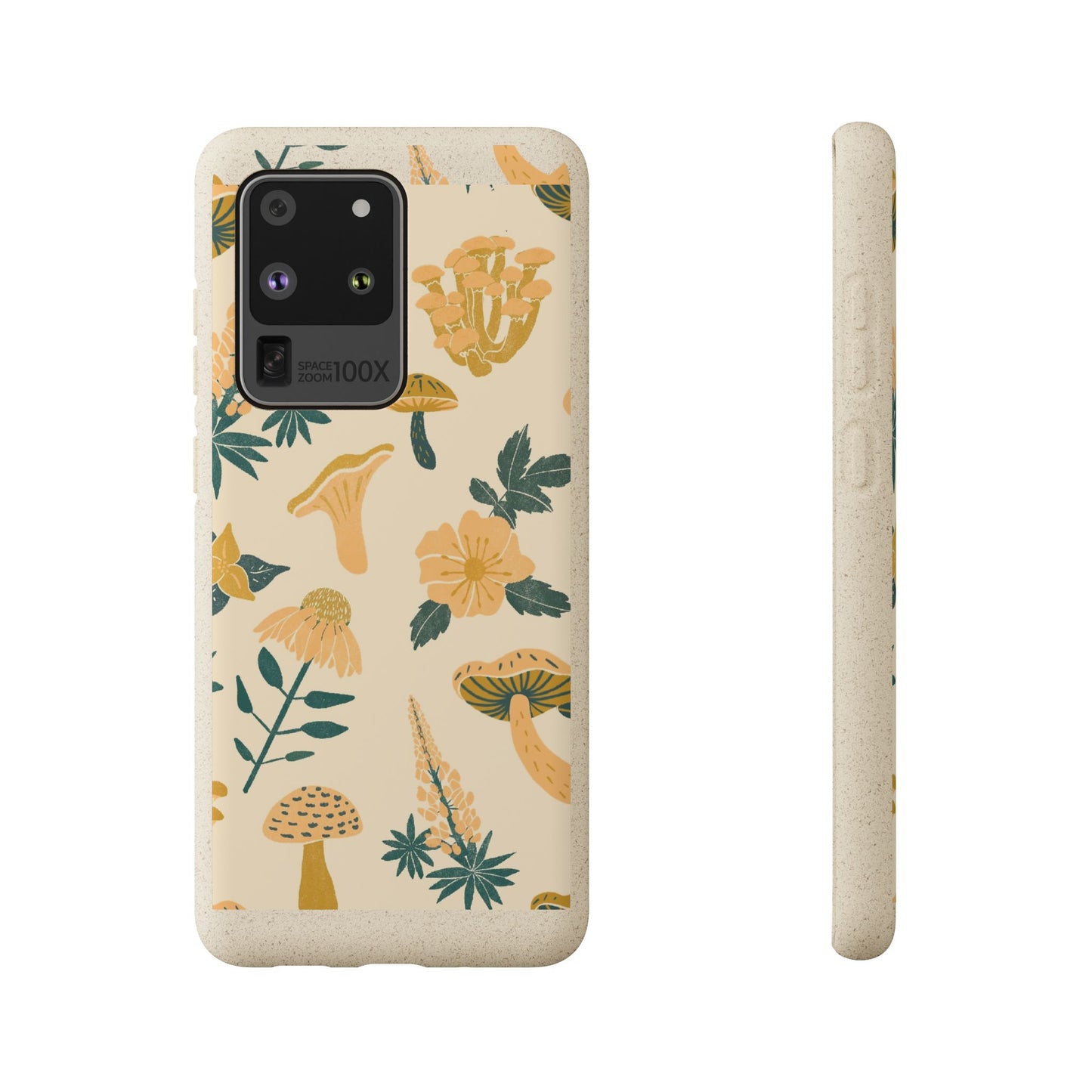 Eco-Friendly Mushroom Floral Phone Case - Forestcore
