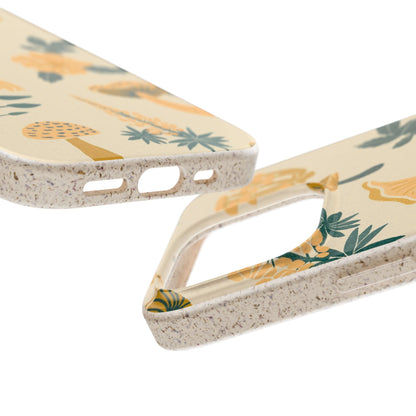 Eco-Friendly Mushroom Floral Phone Case - Forestcore
