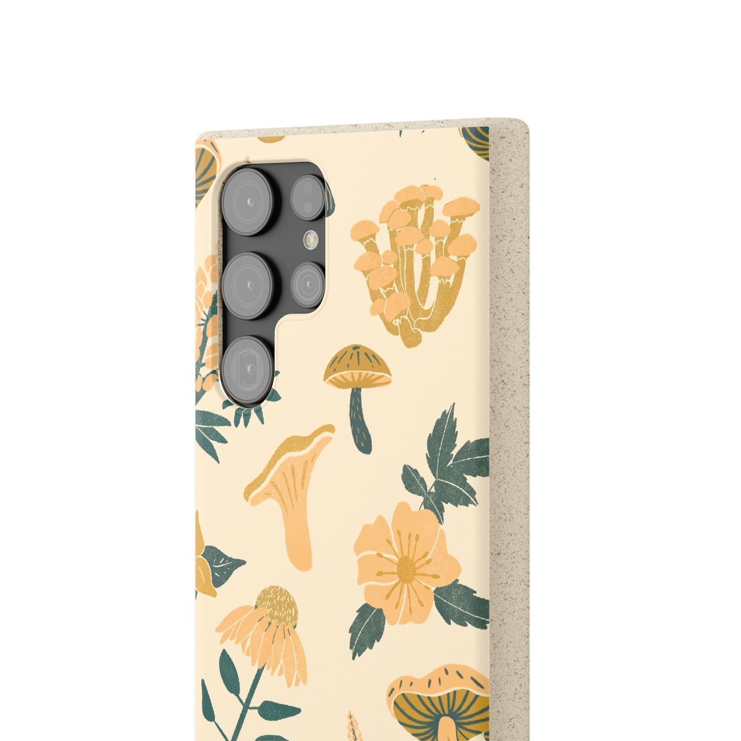Eco-Friendly Mushroom Floral Phone Case - Forestcore