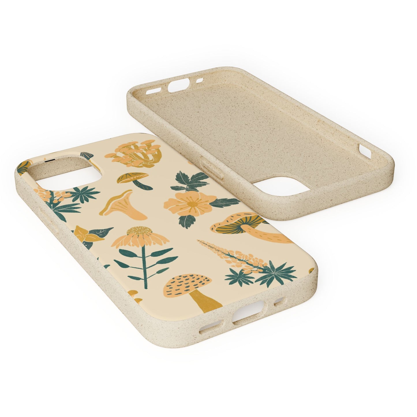 Eco-Friendly Mushroom Floral Phone Case - Forestcore