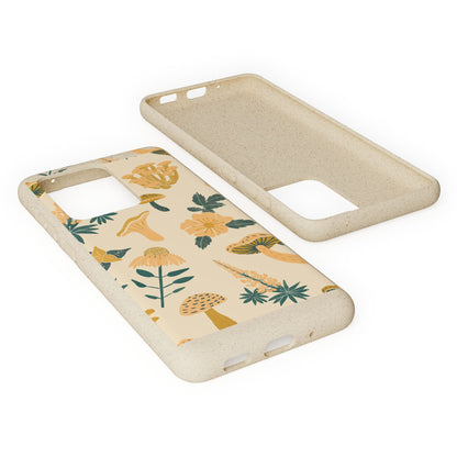 Eco-Friendly Mushroom Floral Phone Case - Forestcore