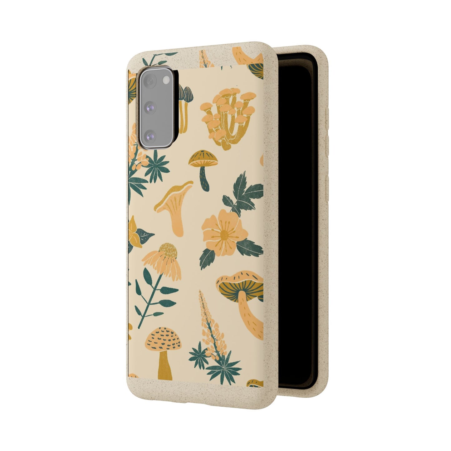 Eco-Friendly Mushroom Floral Phone Case - Forestcore