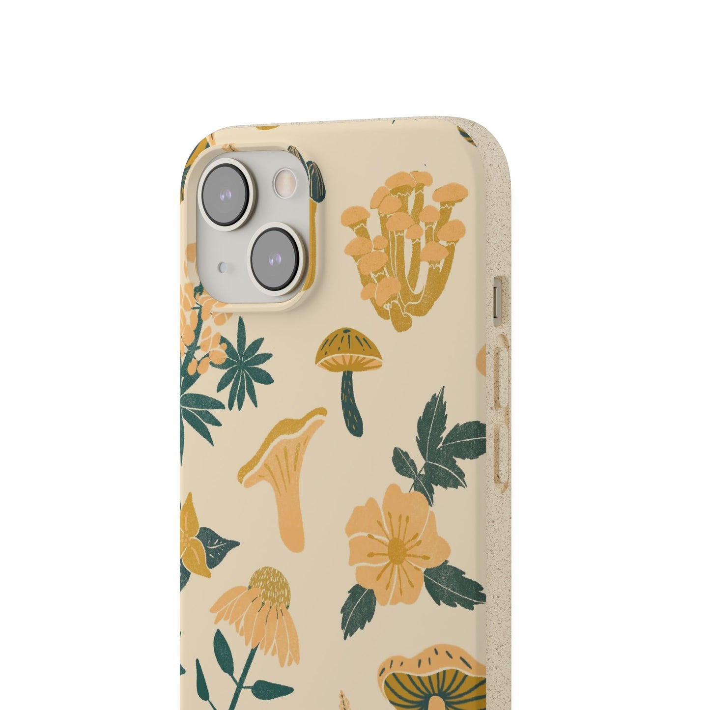 Eco-Friendly Mushroom Floral Phone Case - Forestcore