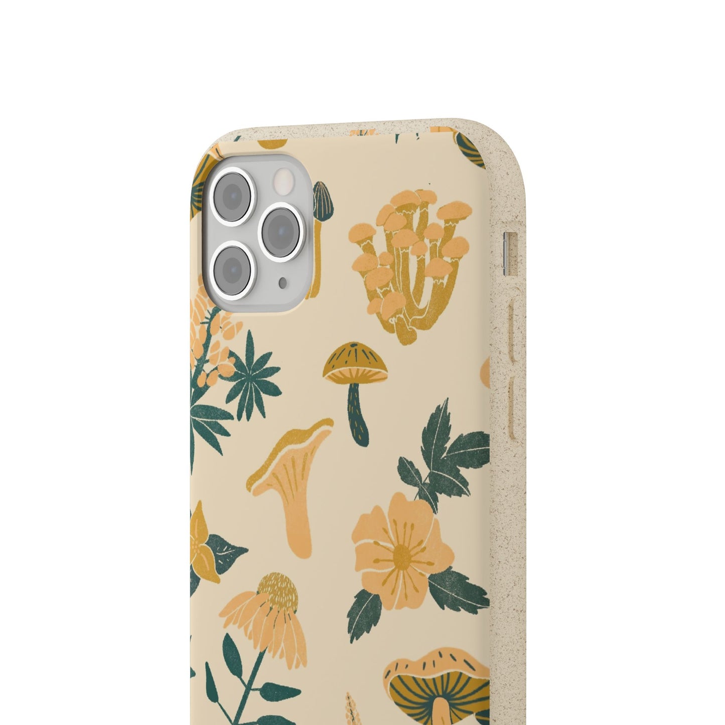 Eco-Friendly Mushroom Floral Phone Case - Forestcore