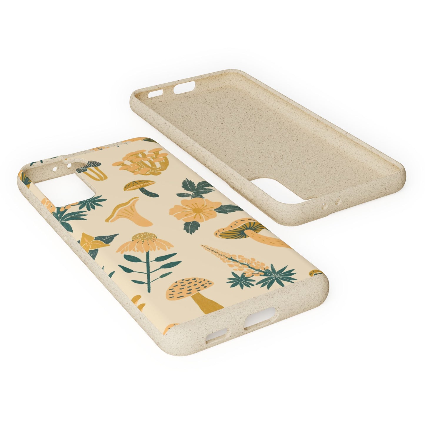 Eco-Friendly Mushroom Floral Phone Case - Forestcore
