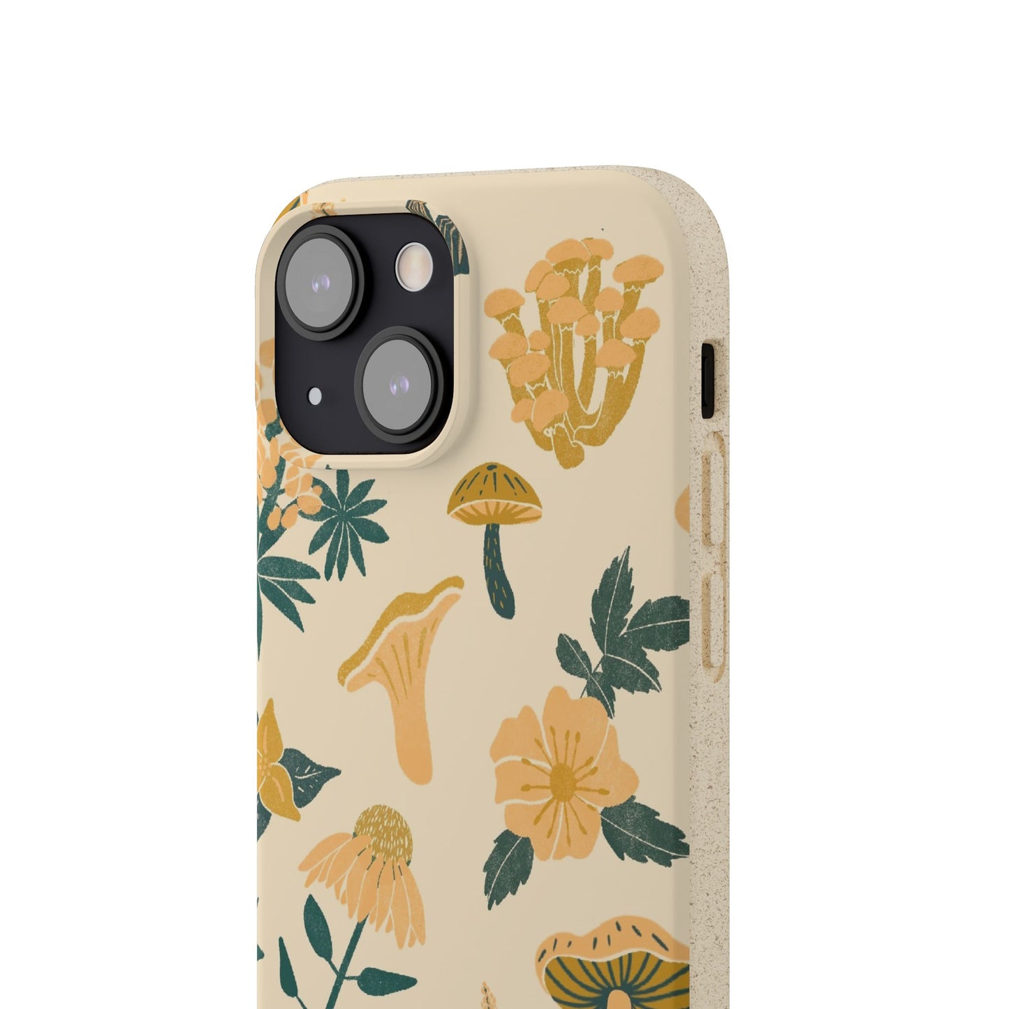 Eco-Friendly Mushroom Floral Phone Case - Forestcore