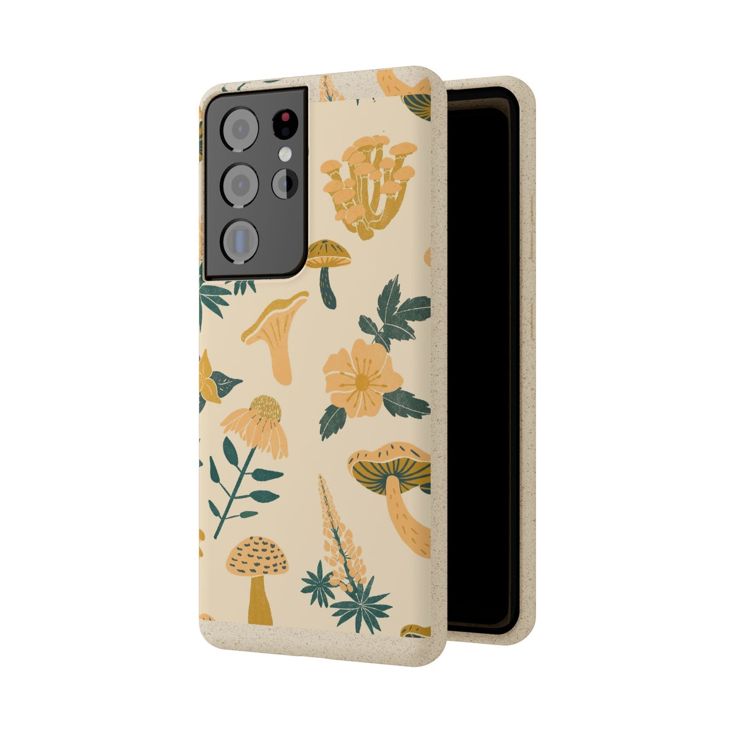 Eco-Friendly Mushroom Floral Phone Case - Forestcore
