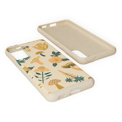Eco-Friendly Mushroom Floral Phone Case - Forestcore