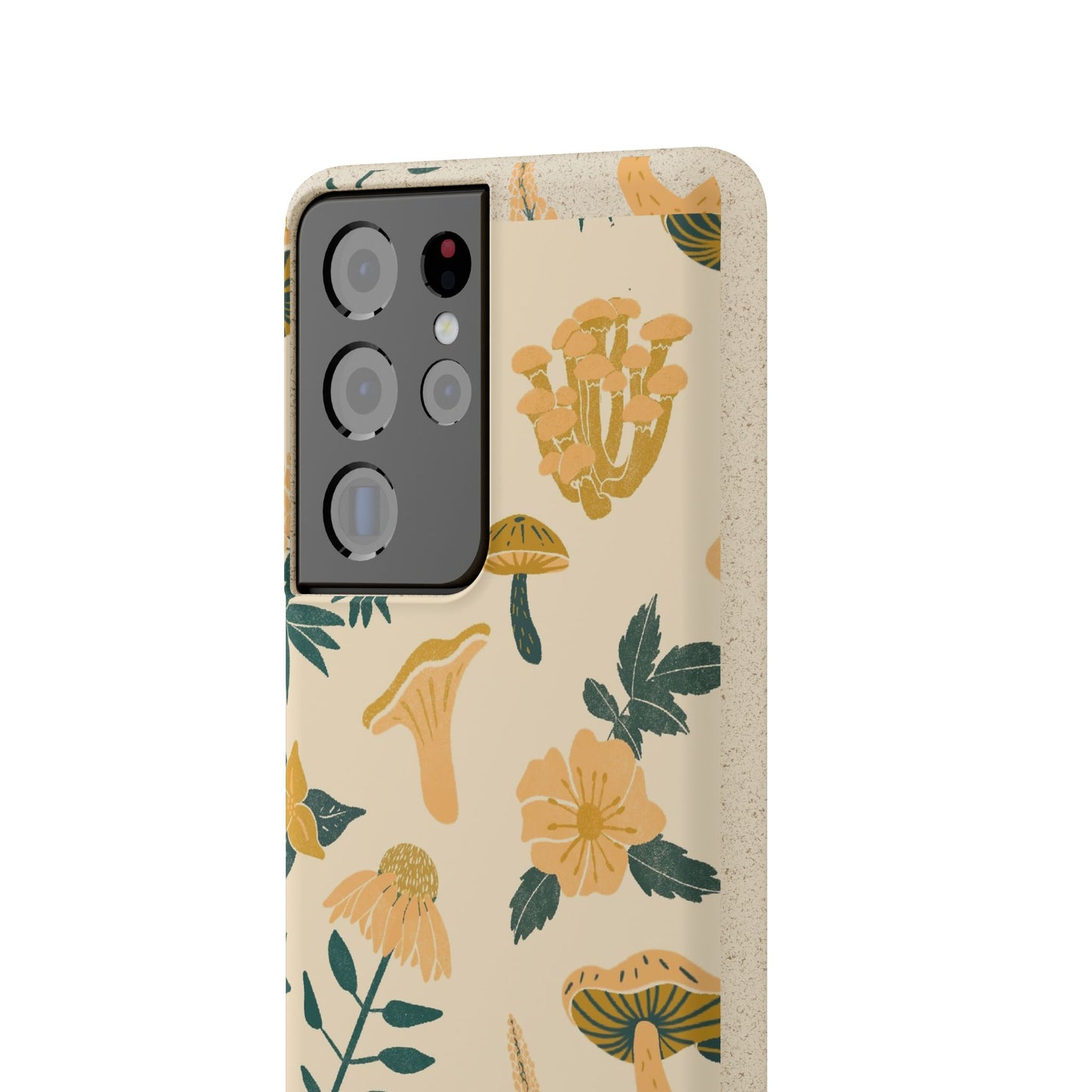 Eco-Friendly Mushroom Floral Phone Case - Forestcore