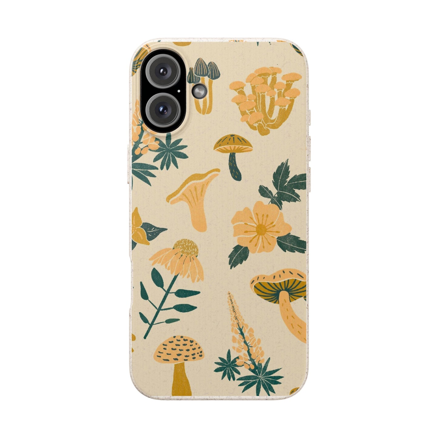 Eco-Friendly Mushroom Floral Phone Case - Forestcore