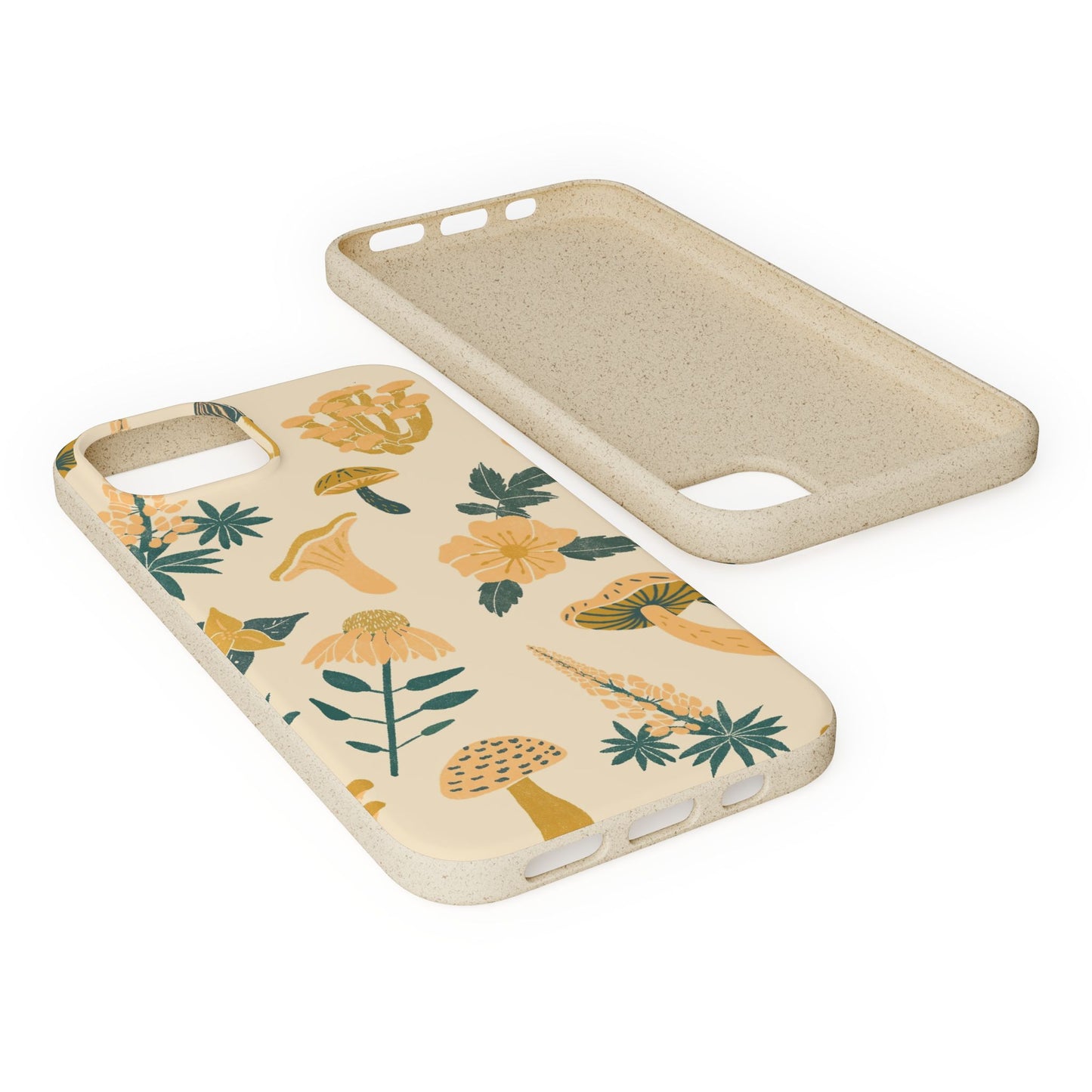 Eco-Friendly Mushroom Floral Phone Case - Forestcore