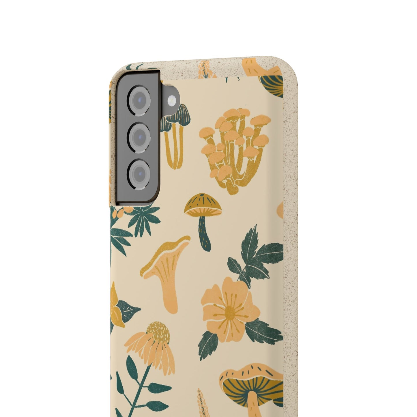 Eco-Friendly Mushroom Floral Phone Case - Forestcore