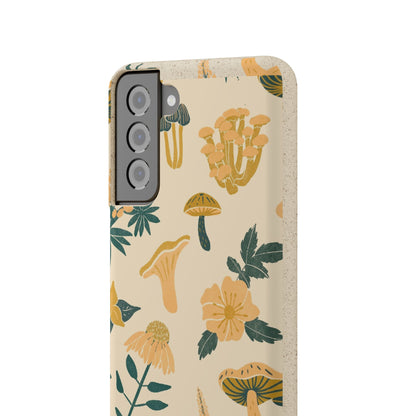 Eco-Friendly Mushroom Floral Phone Case - Forestcore