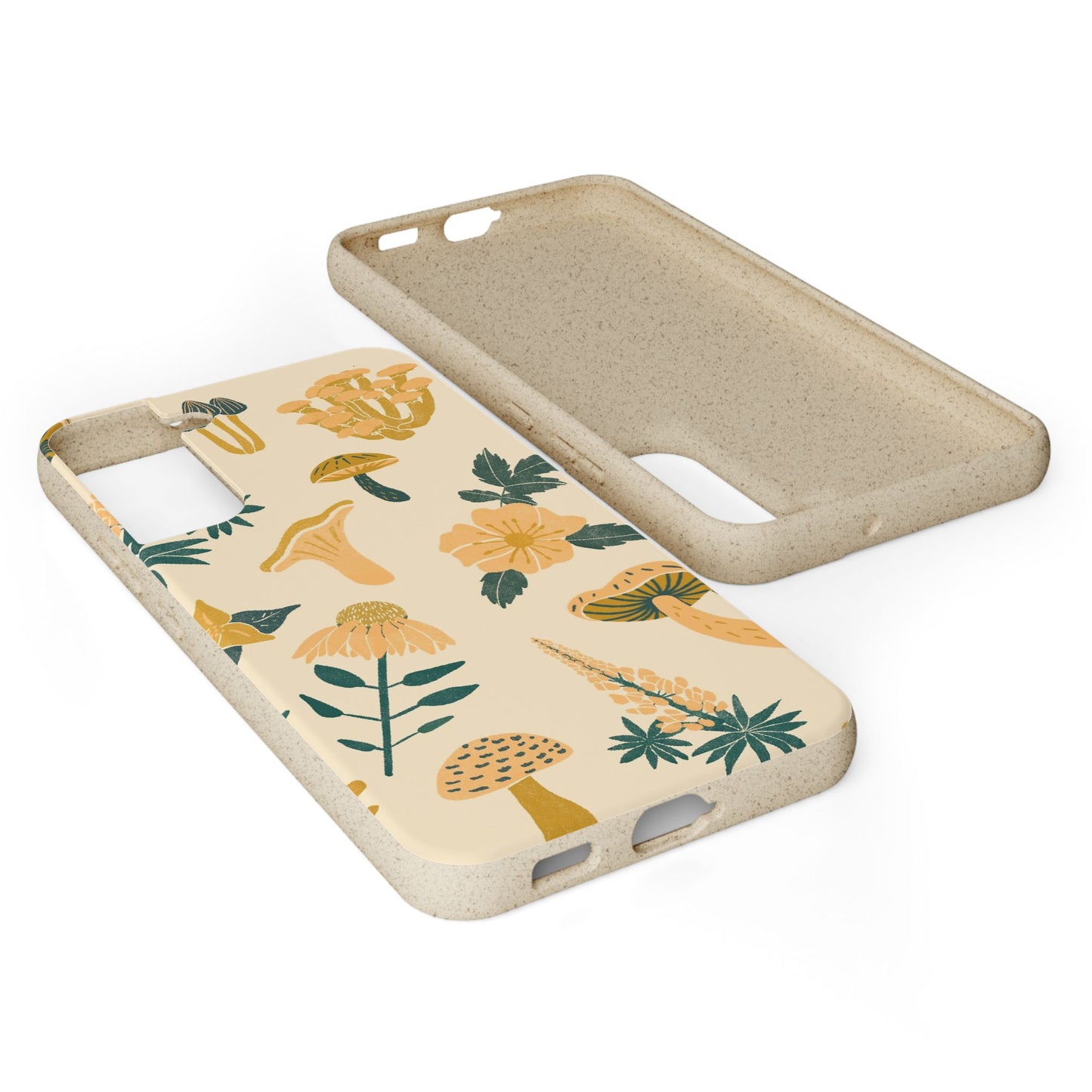 Eco-Friendly Mushroom Floral Phone Case - Forestcore