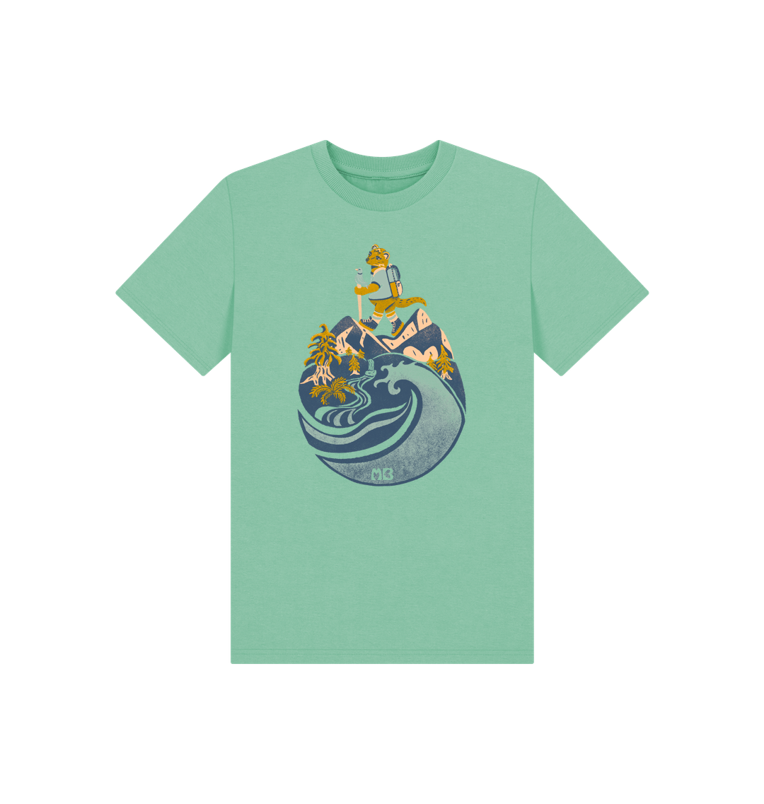 Peppermint Printed Kids T-Shirt Front