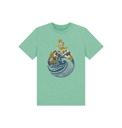 Peppermint Printed Kids T-Shirt Front