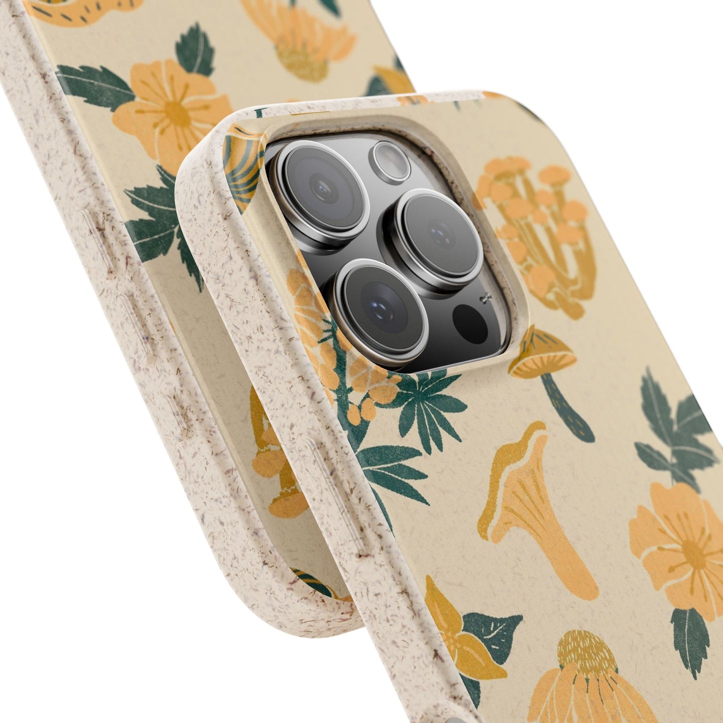 Eco-Friendly Mushroom Floral Phone Case - Forestcore