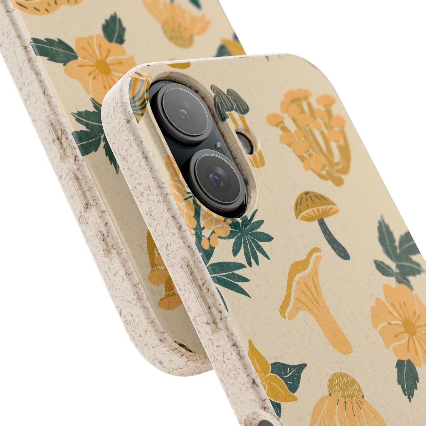 Eco-Friendly Mushroom Floral Phone Case - Forestcore