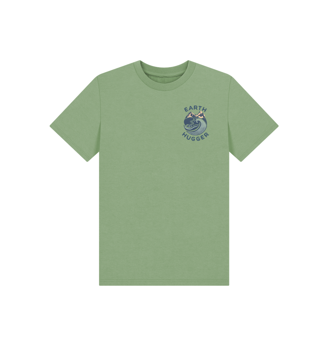 Sage Printed Kids T-Shirt Front