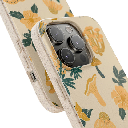 Eco-Friendly Mushroom Floral Phone Case - Forestcore