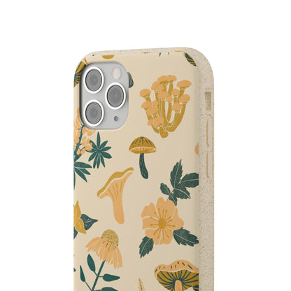 Eco-Friendly Mushroom Floral Phone Case - Forestcore